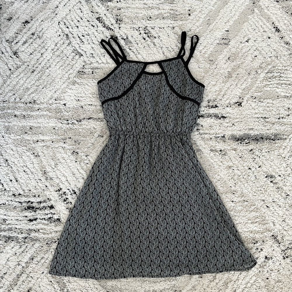 Black & White Feather Dress